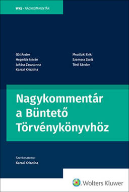 Nagykommentár a Büntető Törvénykönyvhöz