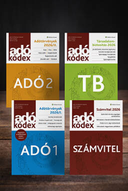 Adó-kódex: ADÓ-TB-SZÁMVITEL 2026 csomag