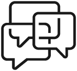 3 darab szövegbuborék ikon